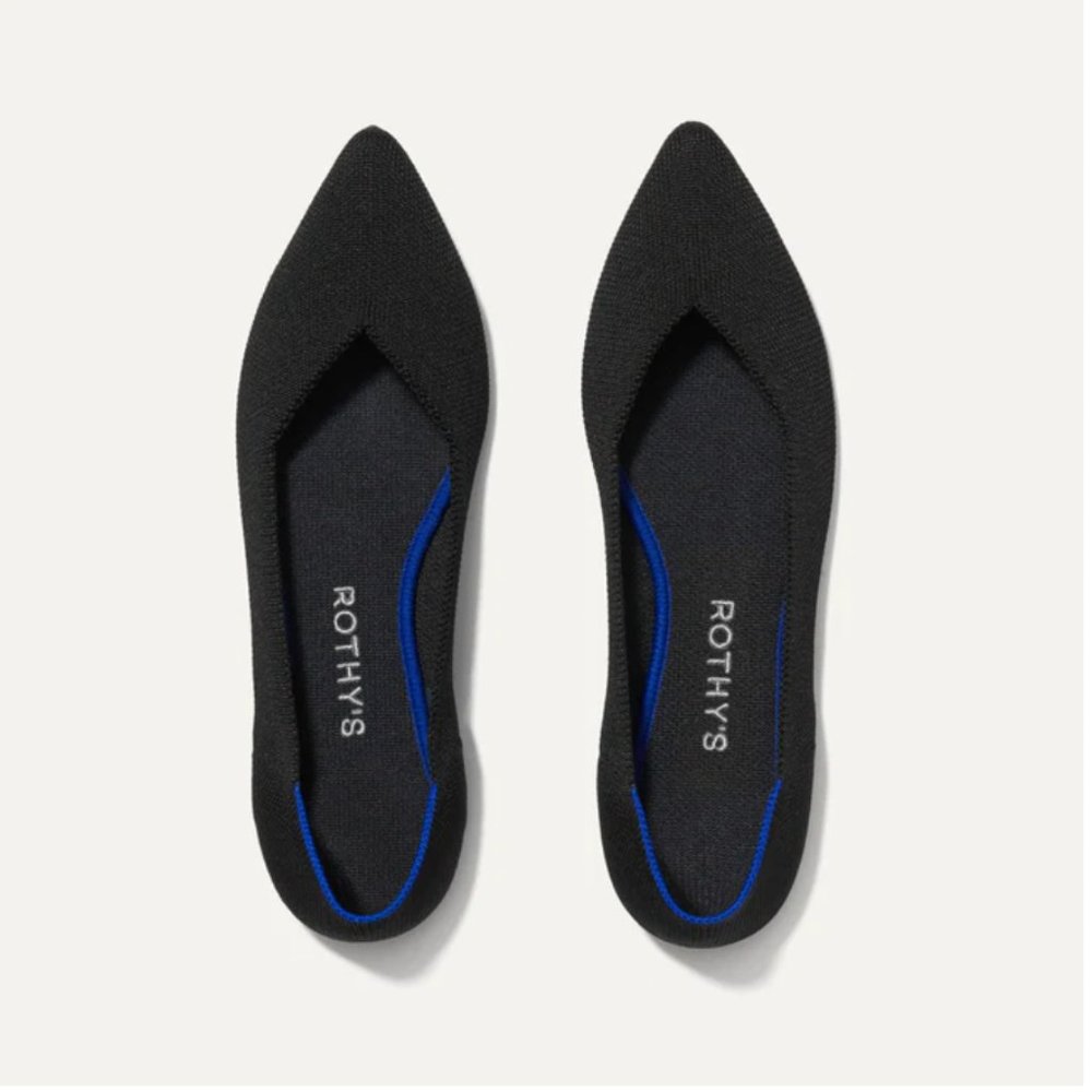 Black The Point Rothys - Women's size 6